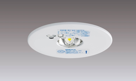 LEDEM30225M+LEDEMX05022 LED非常灯+リニューアルプレートセット 埋込穴φ150用 30形 特高天井用埋込専用形-16mφ100 ホワイト
