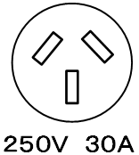 ブレーカ　三相200V　一般　250V30A