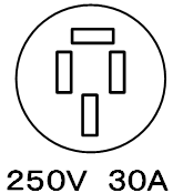 ブレーカ　単相200V　接地極付　250V20A