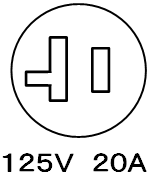 ブレーカ　単相100V　一般　125V20A