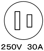 ブレーカ　単相200V　一般　250V30A