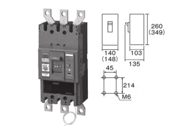 漏電ブレーカ　BKW3403