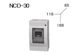 ケースブレーカ 配線保護用 NCD-30 30AF プラスティック