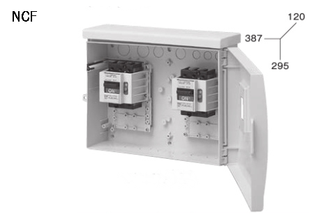 ケースブレーカ 屋外用 配線保護用 NCF 50AF プラスティック