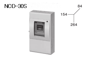 ケースブレーカ 配線保護用 NCD-30 30AF スチール