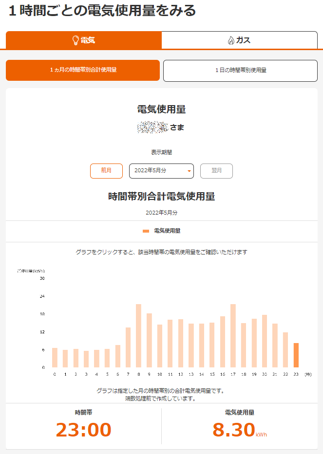 分電盤　スマートメーター　はぴeみる電　月