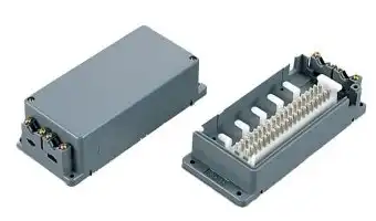 2C-205T 三和電気工業 クリップターミナル式 電子・デジタルボタン電話用端子板(20心)