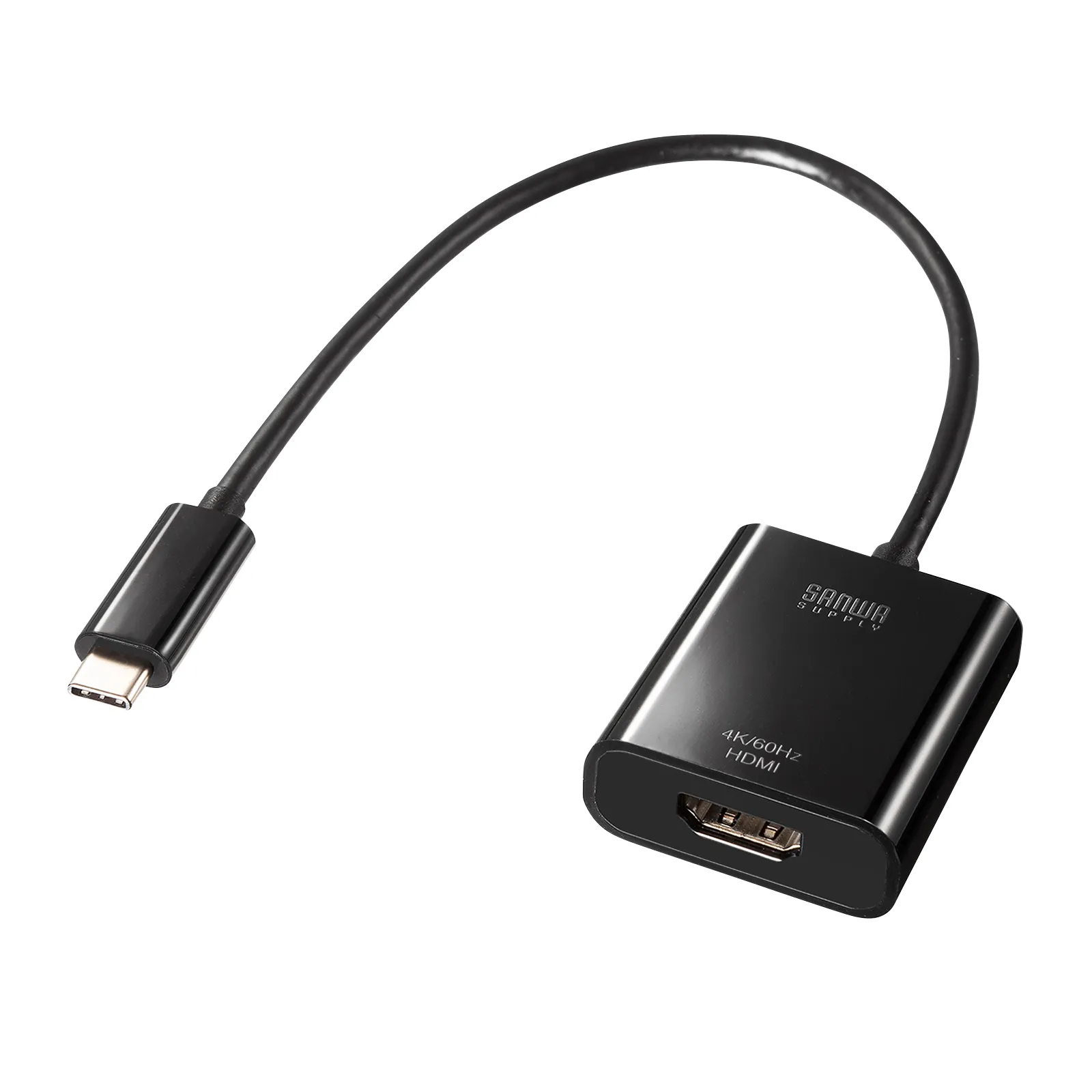 USB Type C-HDMI変換アダプタ(4K/60Hz/HDR・簡易パッケージ版） AD-ALCHDR04TK