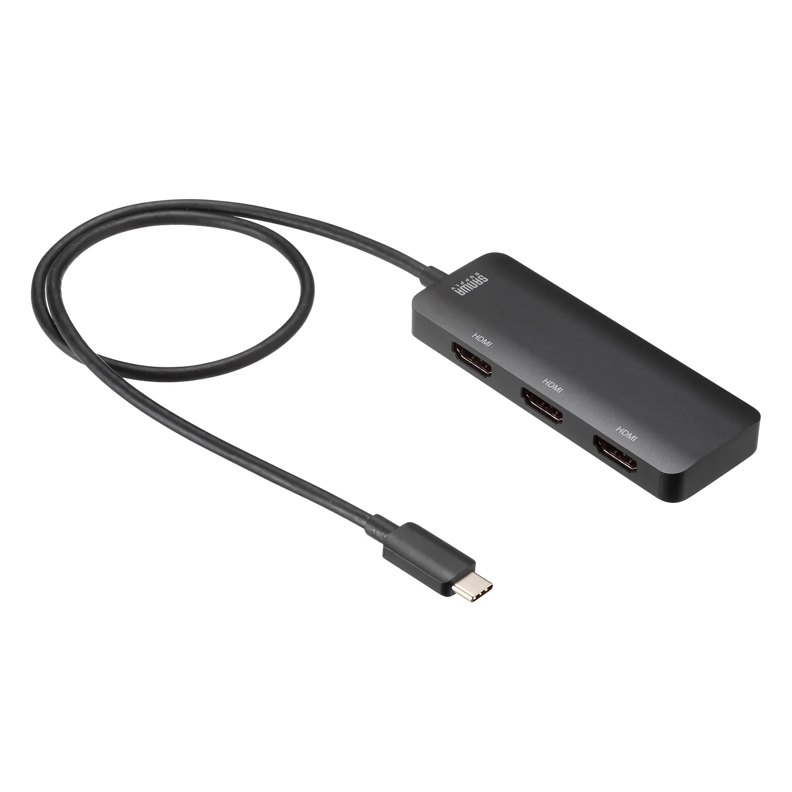 USB Type C-HDMI変換アダプタ(3ポート/4K対応) AD-ALCMST3HD2