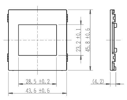 AWA-4T-CG コンセント用アダプタチップ 1口用 コンテンポラリ-グレ-