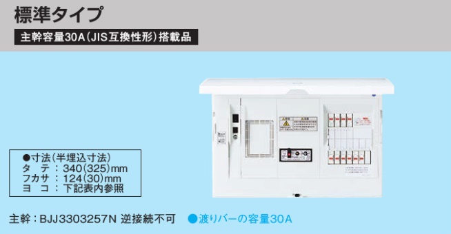 BHM33101 HEMS分電盤 マルチ通信型 標準タイプ LS付 主幹30A  分岐10+1