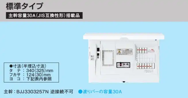 BHM33101 HEMS分電盤 マルチ通信型 標準タイプ LS付 主幹30A  分岐10+1