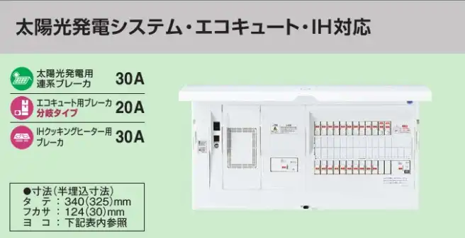 BHM35342C2 HEMS分電盤 マルチ通信型 太陽光発電システム・エコキュート・IH対応 LS付 主幹50A  分岐34+2