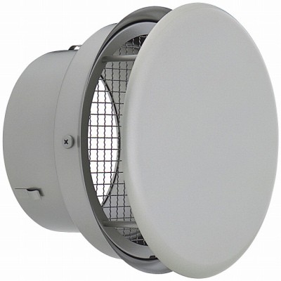 [受注品]BNSW100A3M SUS製 外風対策グリル 100φ 丸型フラット板付 3メッシュ