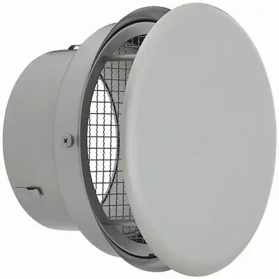 [受注品]BNSW150A3M SUS製 外風対策グリル 150φ 丸型フラット板付 3メッシュ