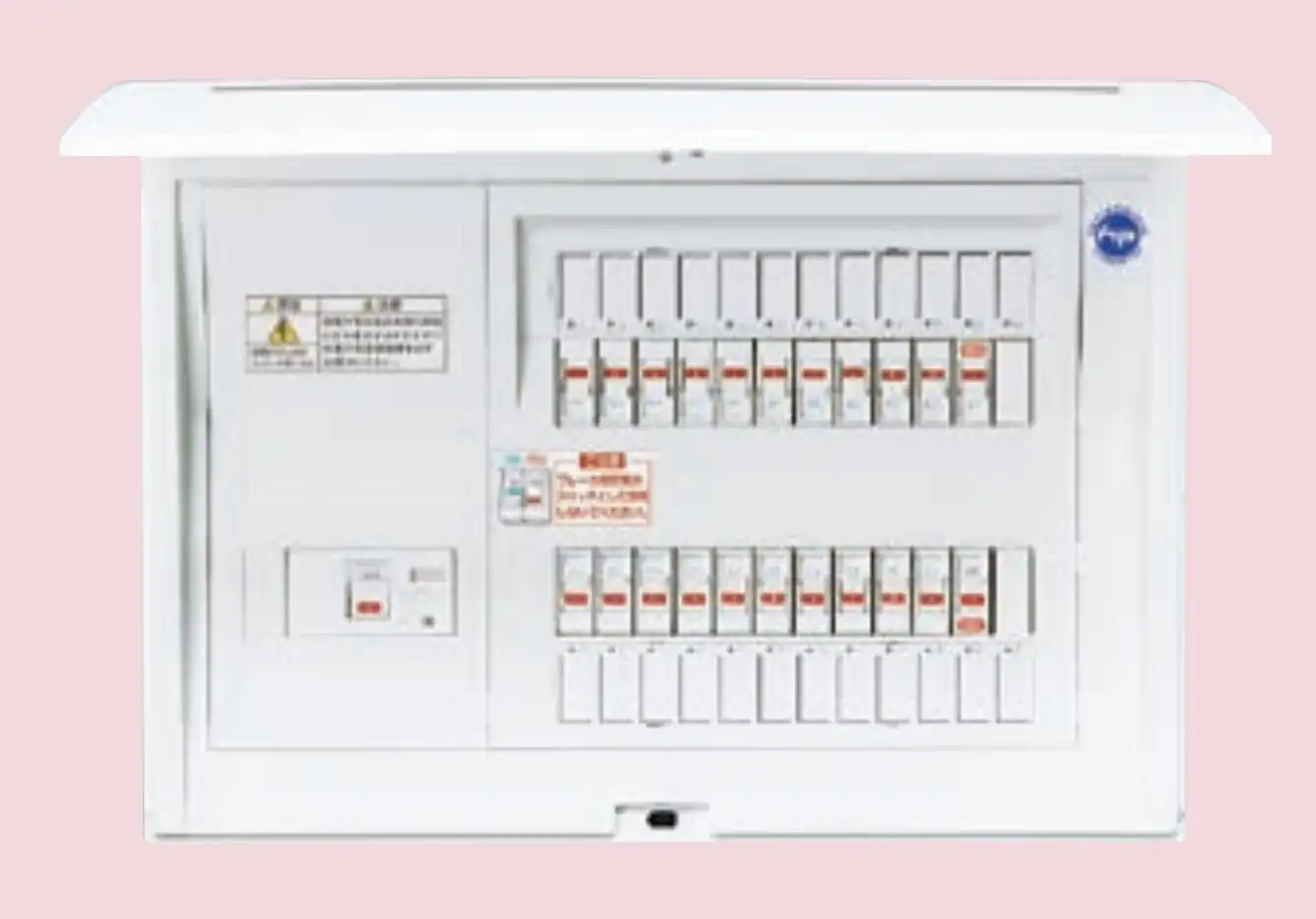 BQE86102B3 エコキュート・電温・IH対応分電盤 単3 リミッタースペースなし 主幹ELB60A 回路数10 + 2(分岐タイプ) エコキュート・電温容量30A