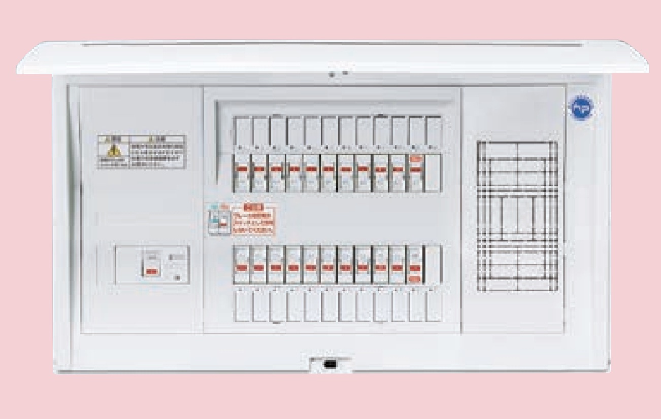 BQEF84102B3 エコキュート・電温・IH対応分電盤 単3 リミッタースペースなし 主幹ELB40A 回路数10 + 2(分岐タイプ) エコキュート・電温容量30Aフリースペース付