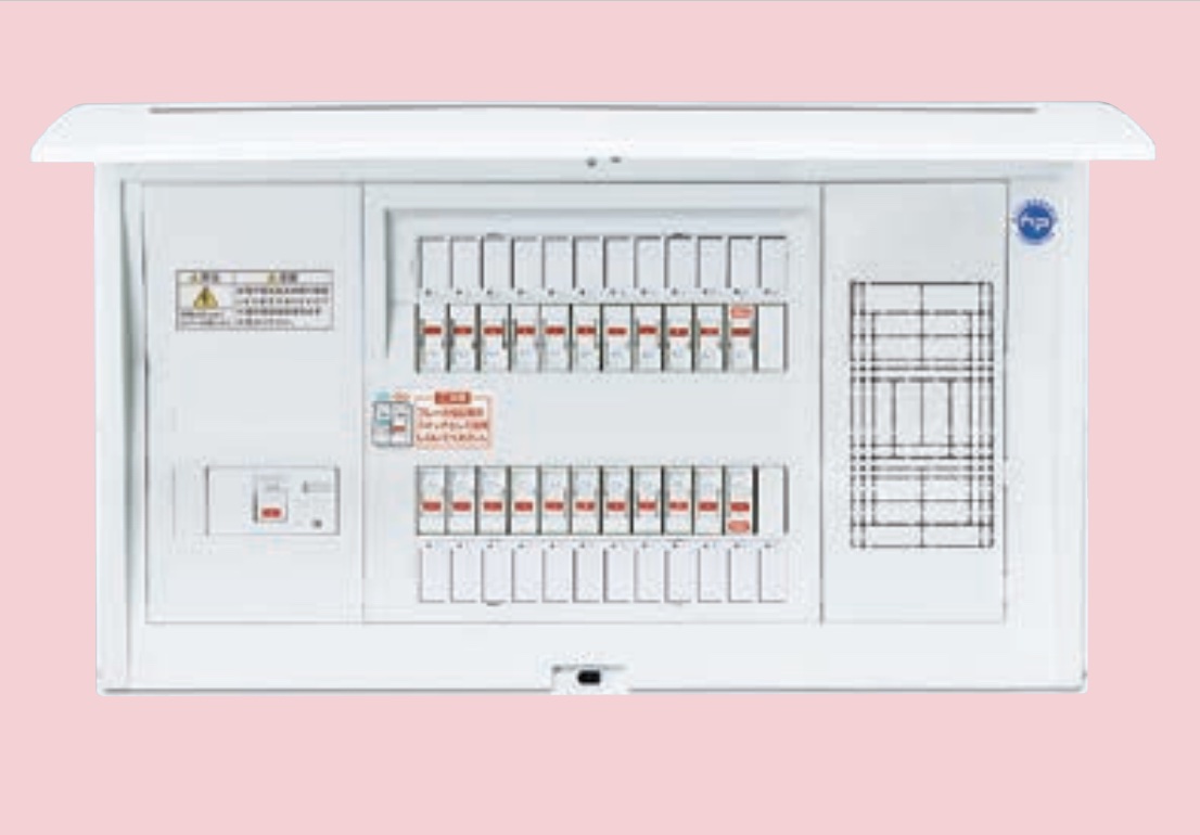 BQEF8562B2 エコキュート・IH対応分電盤 単3 リミッタースペースなし 主幹ELB50A 回路数6 + 2(分岐タイプ) エコキュート容量20Aフリースペース付
