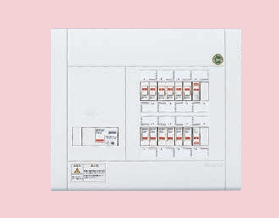 BQW85182B2 フタ無し分電盤 リミッタースペースなし 主幹ELB50A 回路数18 + 2エコキュート・IH対応 エコキュート容量20A