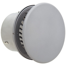 BSG100AB3MDSP SUS製 外風対策グリル 100φ 丸型フラット板付横ガラリFD付 72℃型式 3メッシュ