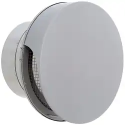 BSW250SB5MDSP SUS製 外風対策グリル 250φ 丸型フラットカバー付FD付 72℃型式 5メッシュ