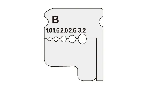 ワイヤーストリッパー 替刃 DB-132KP
