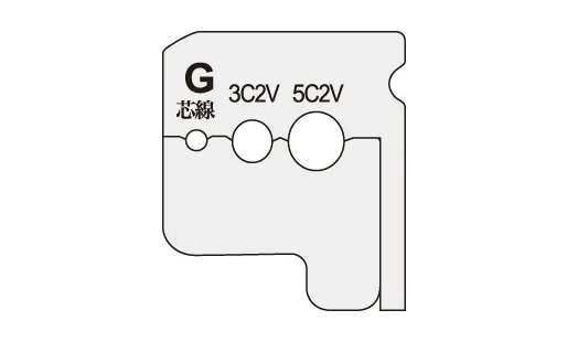 ワイヤーストリッパー 替刃 DCV-235KP