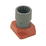 DMP22W-R 型枠用ブッシング(PF管用)(ウォームグレイ)(22)