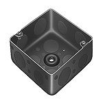 DS37441B 塗装中型四角アウトレットボックス浅型(中浅型スタット付)(カチオン電着塗装仕上げ)(44)