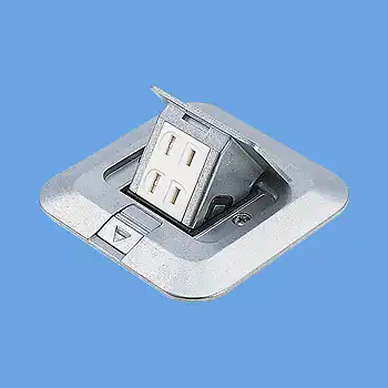 DU5340P アップコンシルバー ビル・店舗用 角型 2コ用 2P15A 125V