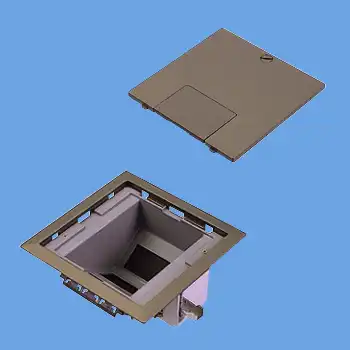 DUM6888MA フリーボックスユニット L型ブラウンメタリック