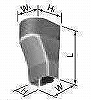 DZB250KW メタルモール付属品-コンビネーションアダプタ(B型)(ホワイト)
