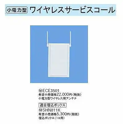ECE3501 小電力型ワイヤレス用アンテナ