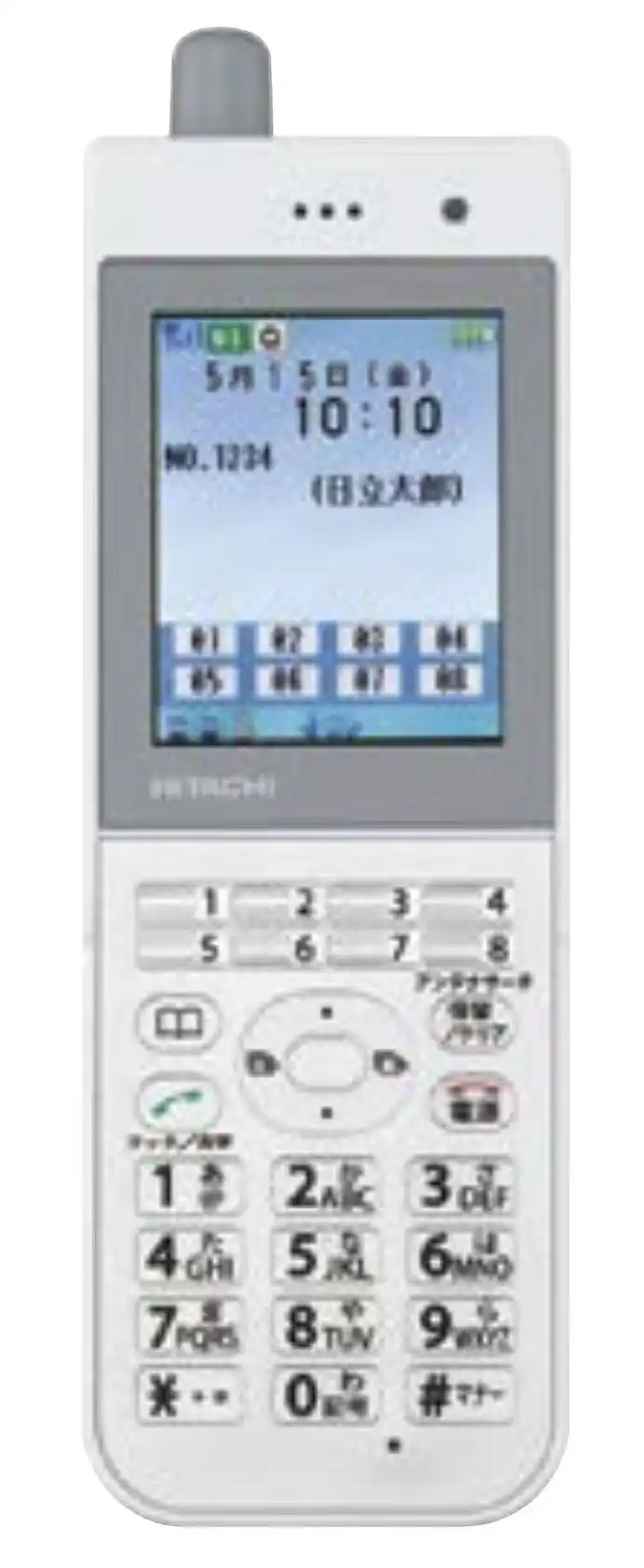 ET-8ボタンディジタルコードレス電話機A(W) ET-8DCLAW
