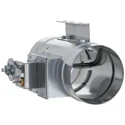 FD250BDFP 亜鉛メッキ鋼板製防火ダンパー ダクト接続用 250φ 72℃型式