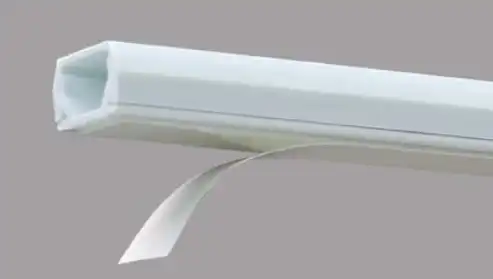 FT03 テープ付エフモール(ミニモール・ミルキーホワイト) 1本から