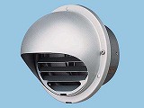 FY-MCAA042-K パイプフード丸形 アルミ製 ガラリ付 防火ダンパー付(温度ヒューズ72℃)φ100用 色＝ブラック