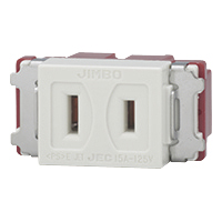JEC-BN-5PW コンセント シングル PW色