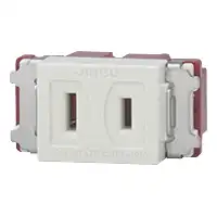 JEC-BN-5PW コンセント シングル PW色