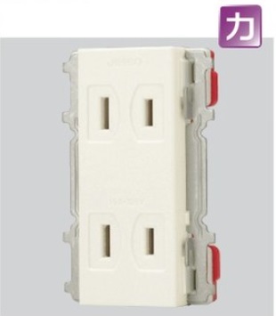 JEC-BN-55KPW コンセント ダブル