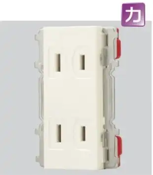 JEC-BN-55KPW コンセント ダブル