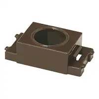 JEC-BN-T16φ テレホンチップ 丸穴φ16用 チョコレート色