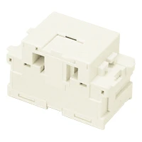 JEC-BN-WUJ2C-PW 電話用 埋込モジュラジャック コンデンサ付 6極2心用 PW色
