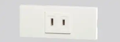 KAG1500PW 家具・機器用｜コンセントセット1口 色白