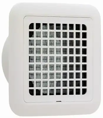 KCP100AWF 樹脂製グリル 角型 100φ 格子目 メッシュフィルター(防虫・粗塵対策)付属