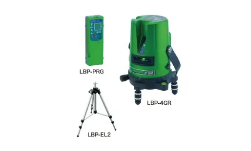 グリーンレーザーポイントライナー（受光器・三脚セット） LBP-4GR-SET