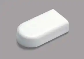 MFME02 メタルエフモール付属品-エンド(S型)(ホワイト)