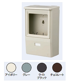 ND4KJS 電力量計取付板(化粧カバー付)ND4型(１個用)(アイボリー)