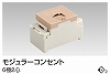 NDG8002(CW) 埋込モジュラーコンセント(6極2心) ウォームベージュ