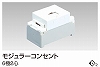 NDG8002(WW) 埋込モジュラーコンセント(6極2心) ニューホワイト